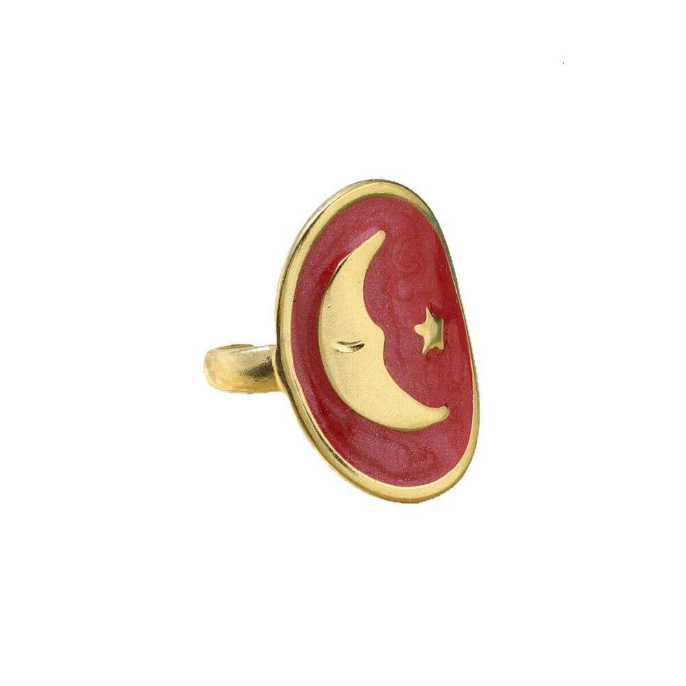 Luxury Astral Inspired Nail Art Ring Crafted from Resilient Metal Alloy