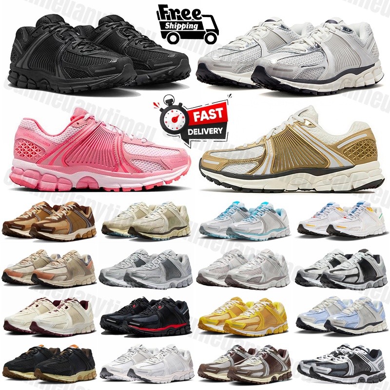 running shoes vomero 5 metallic gold Mesh EVA mens trainers womens sneakers Retro lightweight Triple Black white Photon Dust Pink Metallic Gold mens shoes 36-45