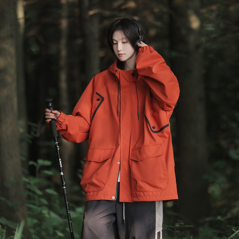 Ddmyoutdoor Outdoor Sports Jacket Men S Spring Autumn New Style Simple Workwear Loose And Casual Teenagers Outdoor Jogging Suit