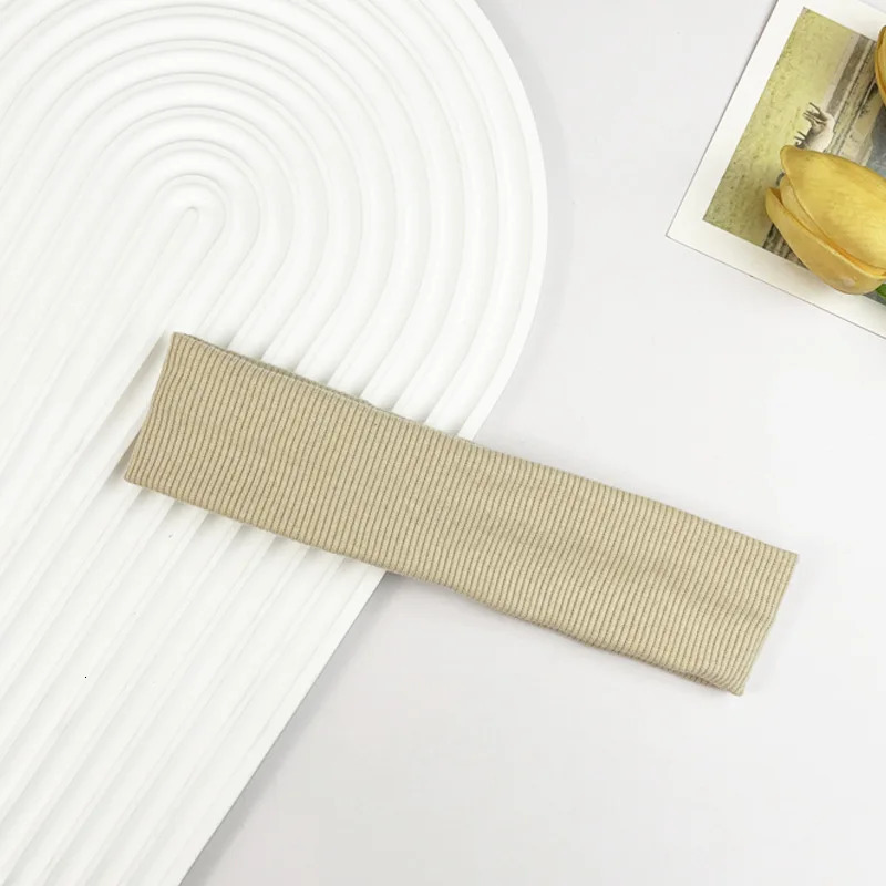 4pcs Fashion Sports Headbands For Women Fitness Running Yoga Solid Color Elastic Hairbands Stretch Makeup Hair Accessories 250529