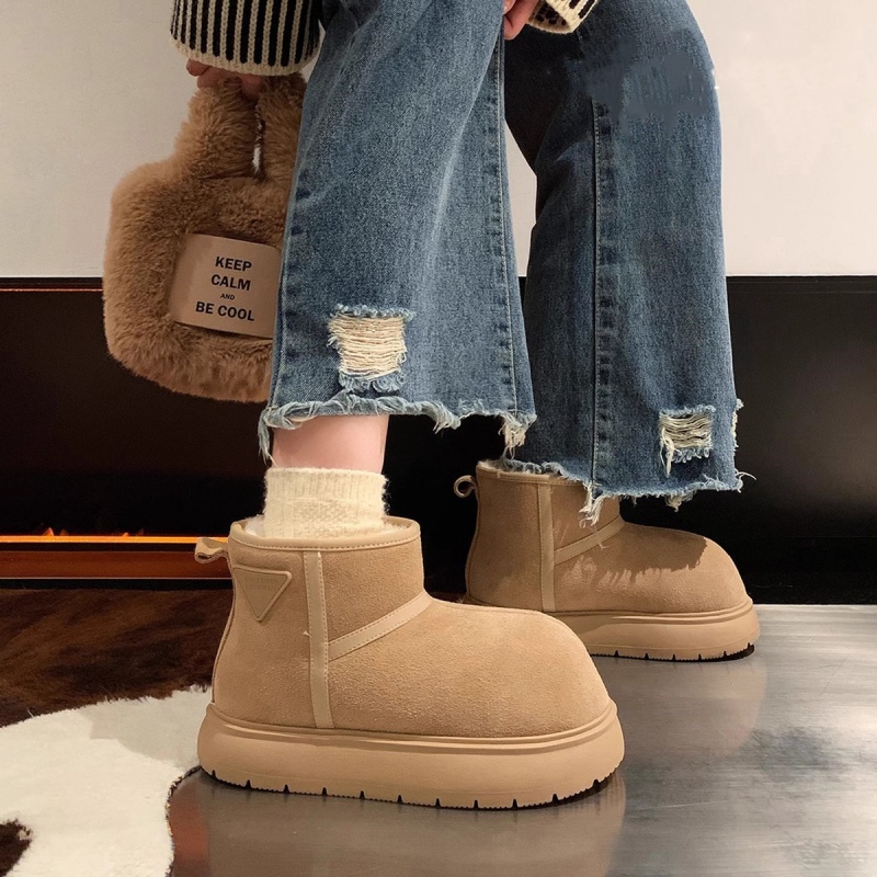 2025 free shipping new designer shoes women's snow boots autumn and winter shoes warm fur boots