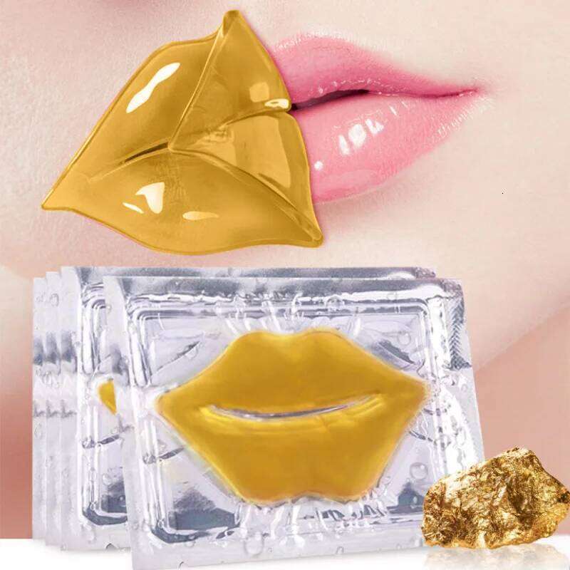 20pcs Crystal Collagen Patches Moisturizing Brightening Nourishing Lip Mask Care Labial Masks Lips Plumper Gel Pads free shipping
