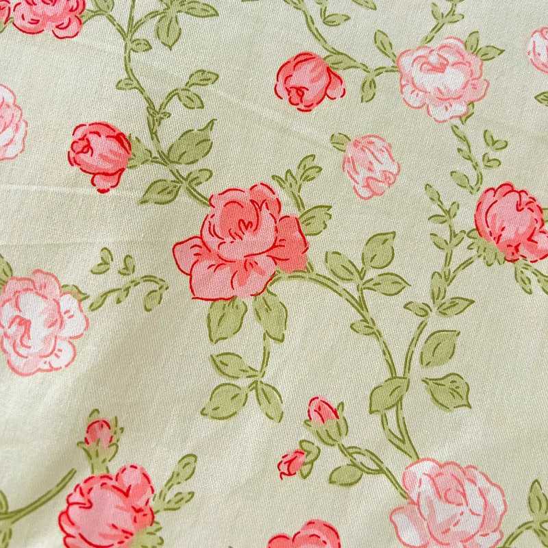Comforter Botanical Flowers Garden Ultra Soft Breathable 100% Nature Cotton Bedding Sets With Flat/Fitted Sheet 2 Pillowcases T250606
