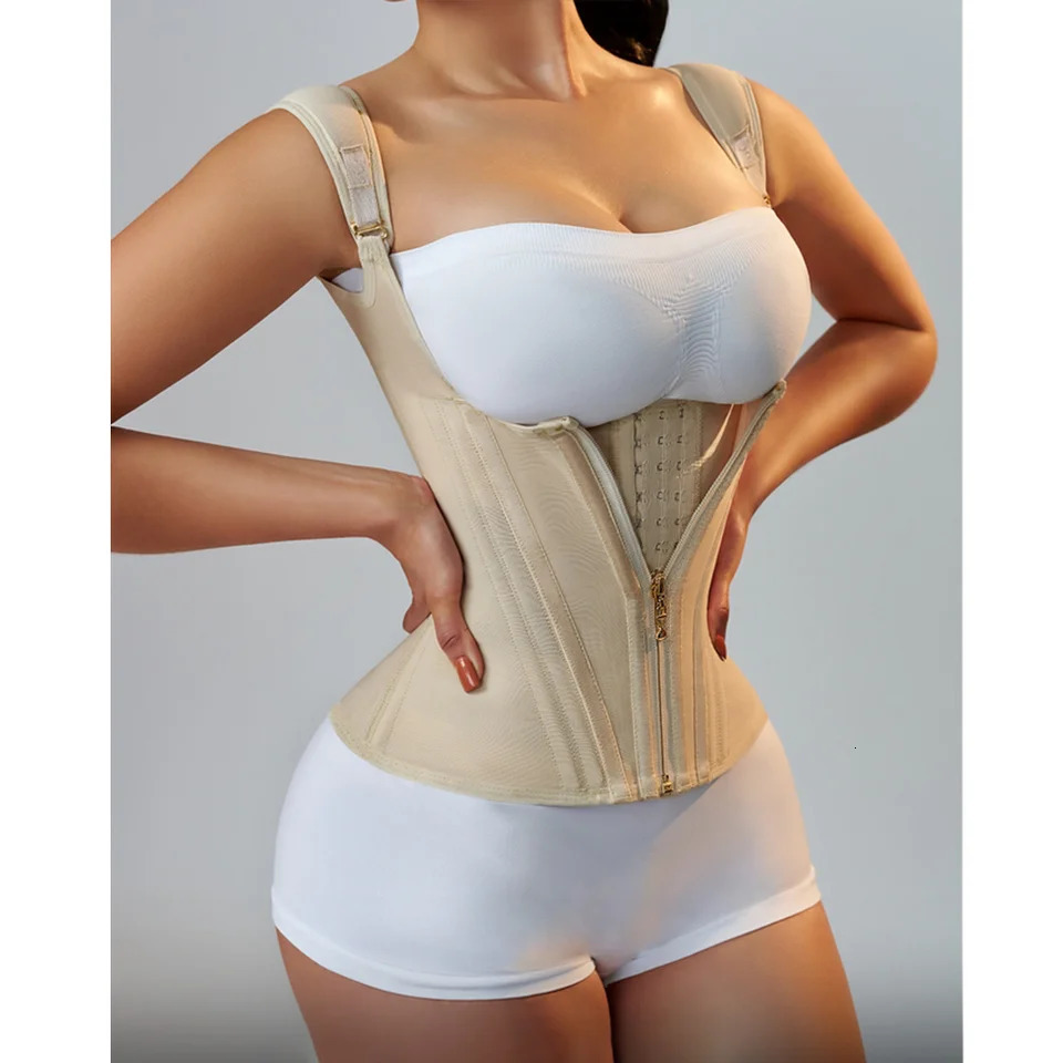 Fajas Reductoras Colombianas Womens Waist Trainer Body Shaper Tummy Control Slimming Girdle 250605
