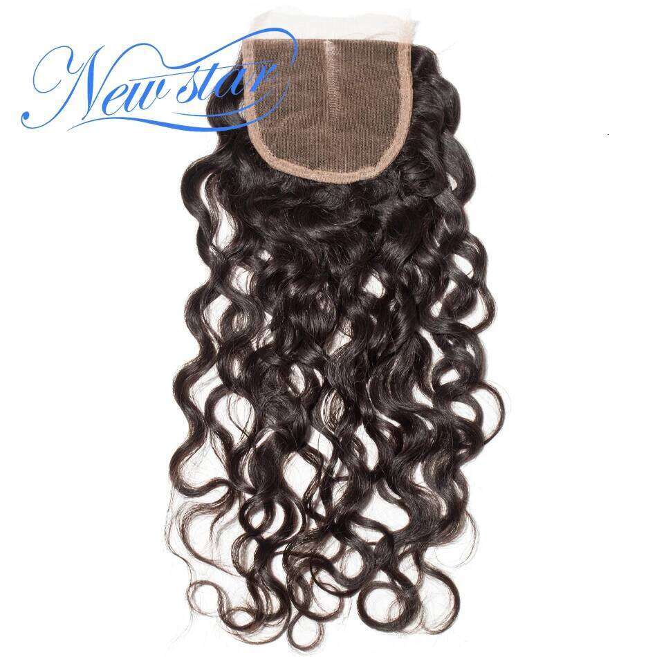 Brazilian Natural 3 Bundles Extension With 5x5 New Star Raw Virgin Human Hair Weaving Water Wave And Closure