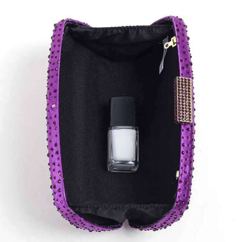 Celebrity Fashionable Women's Rhinestone High-end Bridal Evening Bag Mother of Bride Dress Matching Handbag Fresh Pink Purse