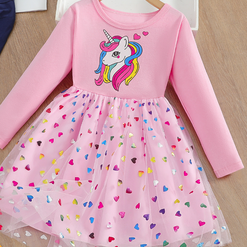 DISNEY baby girl designer clothes kids clothes Frozen Elsa princess toddler designer clothes girl dress birthday outfit holiday dress comfortable and 