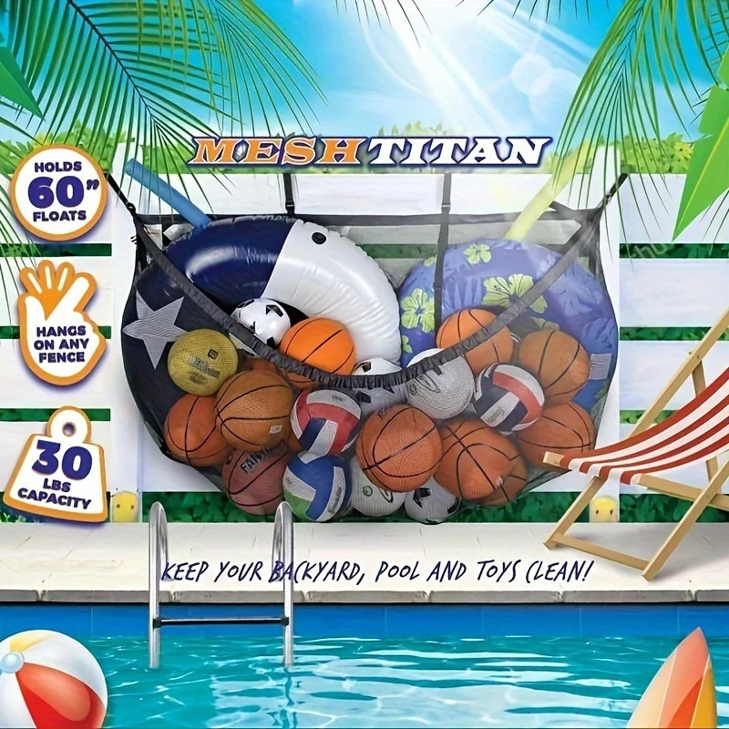 Children Sand Away Portable Mesh Bag Kids Toys Storage Bags Swimming Large Beach for Towels Women Cosmetic Makeup Bag 250605