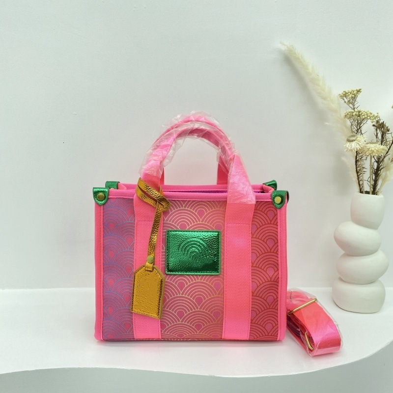 High quality brand new high-quality free designer bag gradually changing color rainbow 2025 new handbag cross-border hot selling shoulder bag new free