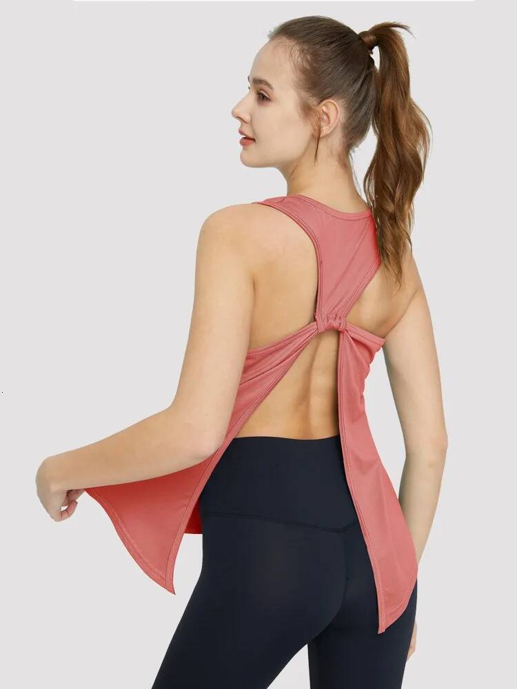 2024New 4Colors S-XL Sexy Sleeveless Blazer Women Loose Training Fiess Running Outdoor Gym Beauty Back Slimming Yoga Vest