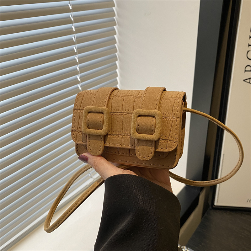 designer New Fashionable Stylish Women's Single Shoulder Crossbody Bag 2025 Winter Aesthetic Small Bag Women's Niche Design Small Square Bag