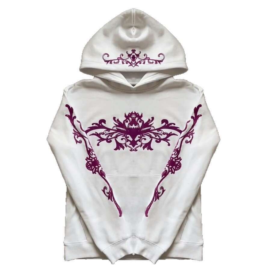 Ins Style Personality Dark Print Sweatshirt Long Sleeve Pullover Hoodie Street Fashion Y2K