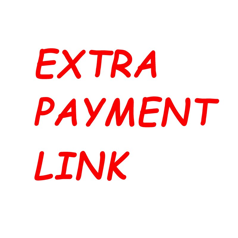 Additional Pay Extra Fee for your Order as Discussed Payment links For Shoes Jersey Caps Other Sporting Goods patches box or Make up Price Difference 