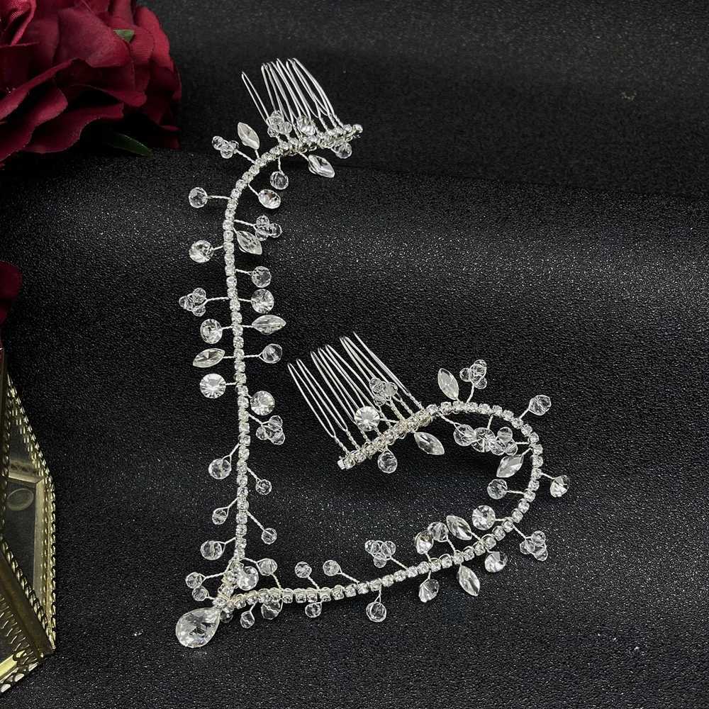 DZ217 Vintage Trend Rhinestone Head Chain Forehead Headband Indian African Bohemian Hair Accessories Crystal Tiara Headdress Z250605
