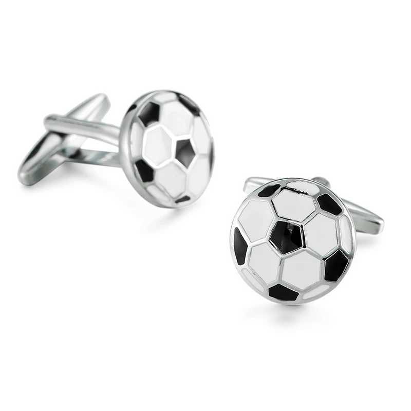 Mens French shirt cufflinks copper material dice football badminton rugby boxing gloves bullet shell gun model design Cufflink W250606