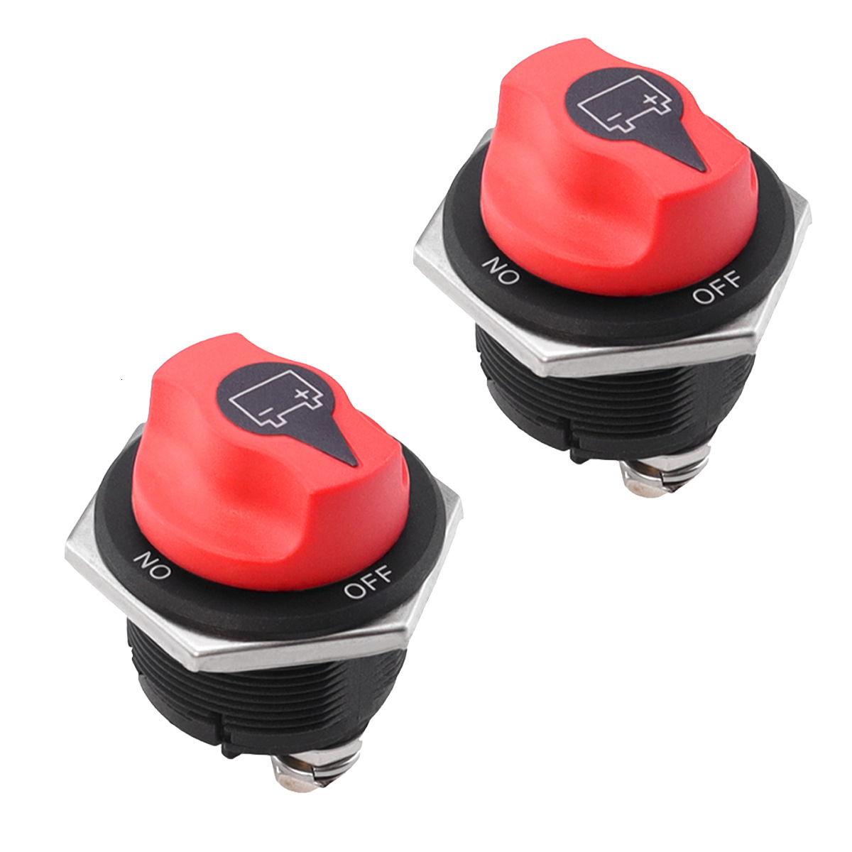 Car Battery Disconnect Two-Pack Yacht DC Push Button Insulated Waterproof Main Power Switch