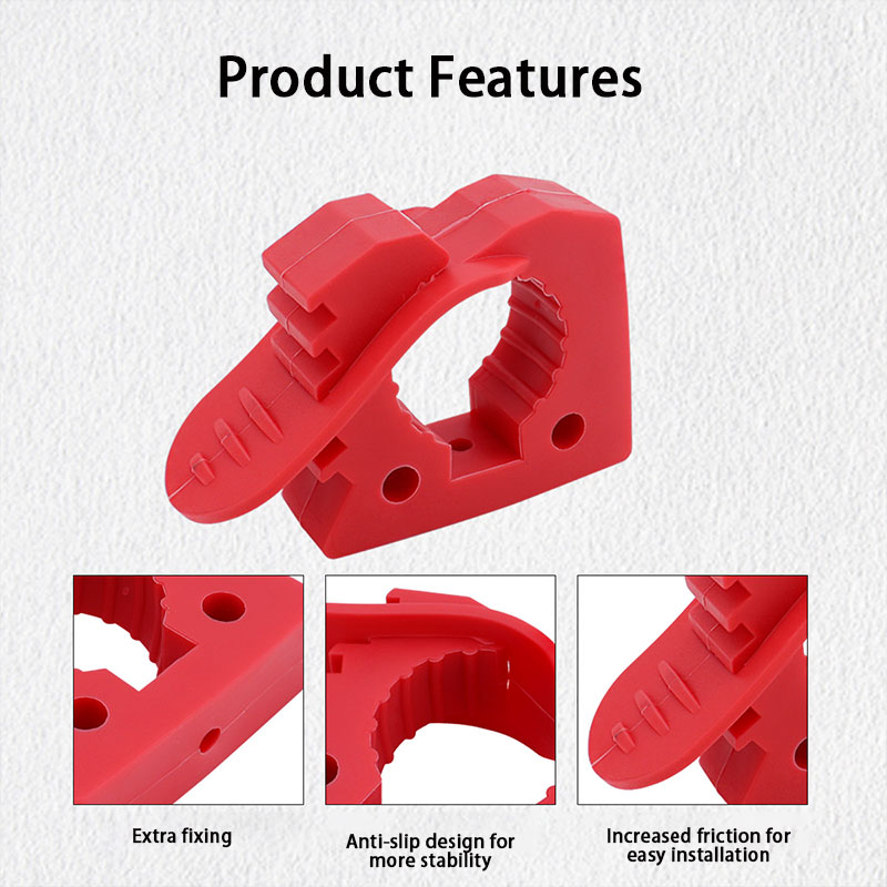 Car Clip Red Black Quick Fist Mounting Jig Car Mounting Buckle Rubber Fixing Adjustable Bracket