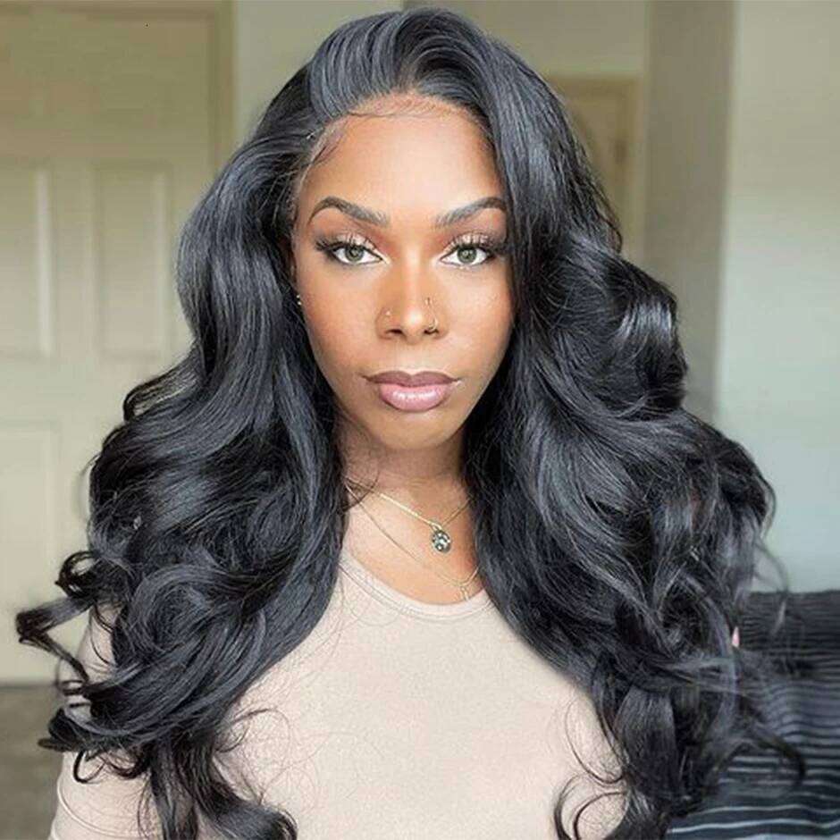 250% Density 13x4 HD Transparent Human Hair Wig For Black Women YAWAWE Body Wave Lace Frontal Wigs