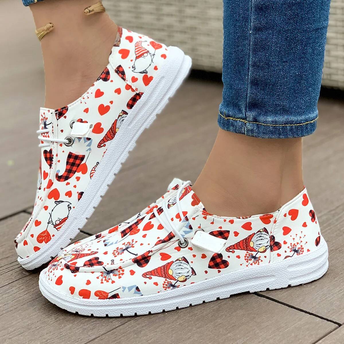 Ddmyoutdoor Spring Autumn Fashion New Shallow Mouth Solid Color Halloween Women S Casual And Comfortable Large Size Flat Shoes Outdoor Shoes