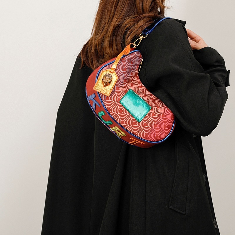 High quality brand high-quality new style free designer bag 2025 new gradient color dumpling single shoulder crossbody bag foreign trade new style fre