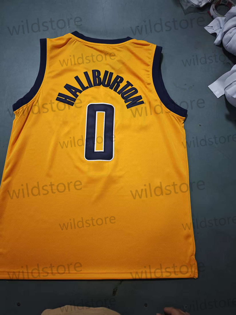 0 Haliburton Basketball Jersey MILLER In Stock Fast Shipping Jerseys Sweatshirt - Embroidered