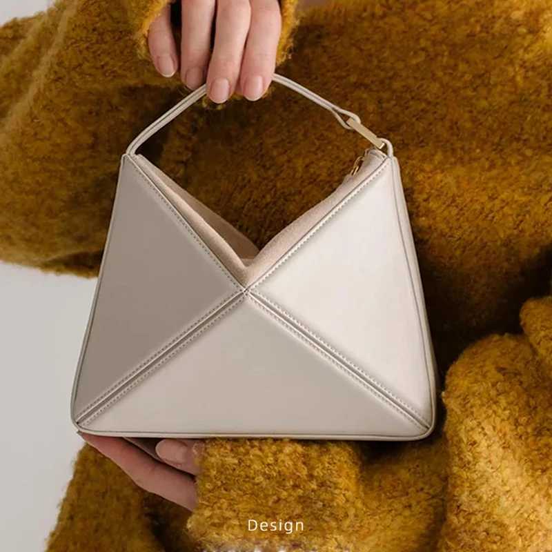 2025 Female Y2k Turkey Designer Famous Luxury Brand Side Cross Body Handbag Hobos Triangle Mini Multi Color Vintage Bag M250606