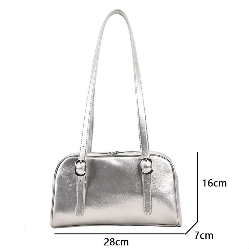 Green Shoulder Bags for Women Handbags Pure Color Causal Bag Big Capacity Pillow Underarm Bag 250605