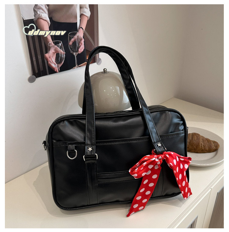 JK Uniform Bag for Women 2025 New Large Capacity Anime Handbag College Simple Commuter ddmynov