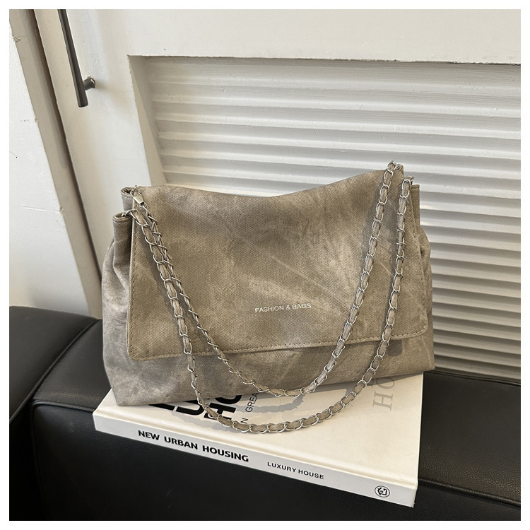 designer 2025 Autumn Winter Fashion New Handbag Single Shoulder Large Capacity Tote Bag Women's Bag Supports Bulk