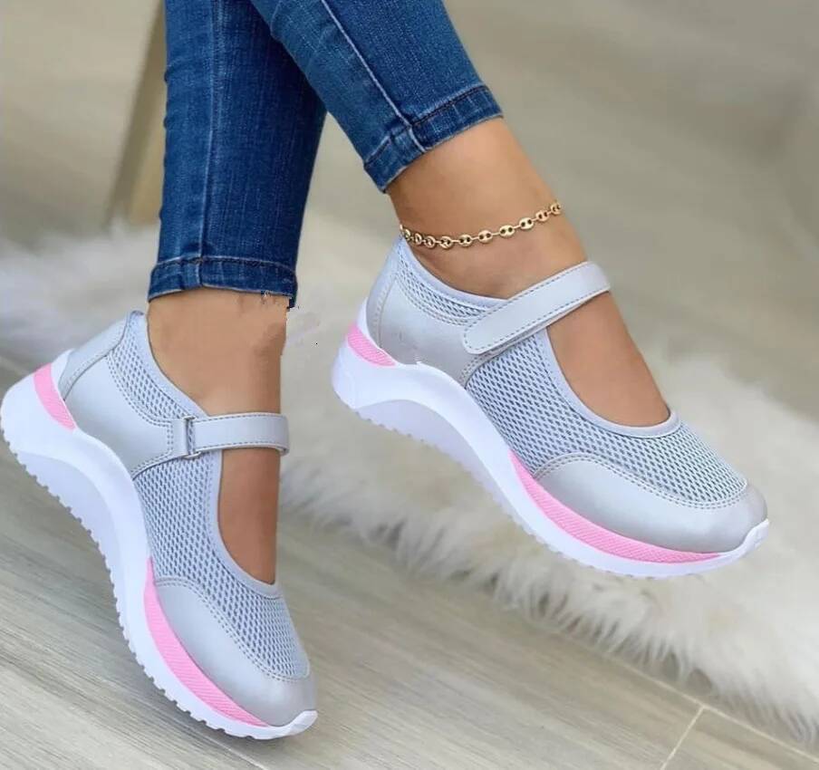 Ddmyoutdoor Zapatillas Mujer Sneakers Trendy Mesh Platform Socks Hollow Out Sandals Tenis Feminino Breathable Sports Shoes Women Outdoor Shoes