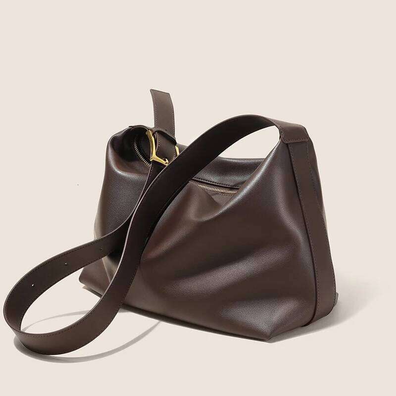 Designer Bags 2025 Female Cow Genuine Leather Large Capacity Women Retro Cowhide Shoulder Tote Bags Ladies Versatile Casual Crossbody Handbags Luxury 