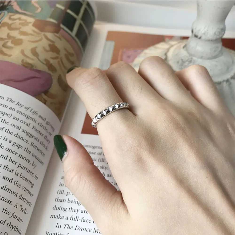 Minimalist Stainless Steel Ring for Women Couple Rings Luxury Elegant Fashion Wedding Gift Rings Jewelry Wholesale Dropshipping W250606
