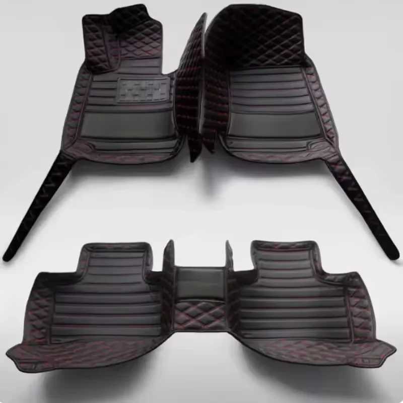 Custom Leather Car Floor Mats For Ford Fiesta 2000 2010 2020 2023 Mondeo 2013-2016 Explorer 2020-2023 Auto Interior Accessories R250606 UIZL