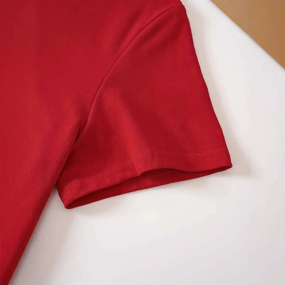 Women's Cotton 200G Short Sleeve Shopee Valentine's Day Heart Round Neck Top B5