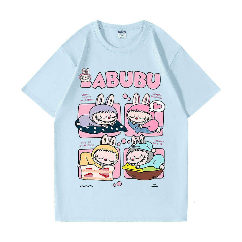 2025 new model labubu fashion T-shirt, for both men and women, comfortable and breathable, the top choice for summer