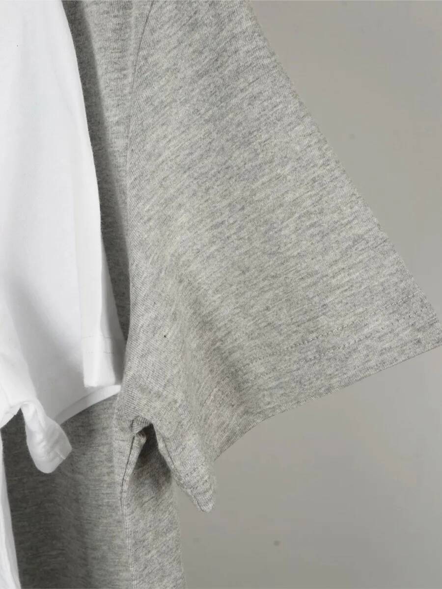 French Letters Printed T-Shirt Round Neck Short Sleeve All-Match Chic Tees Tops Summer Clothing 2024 New Casual Fashion T-Shirts