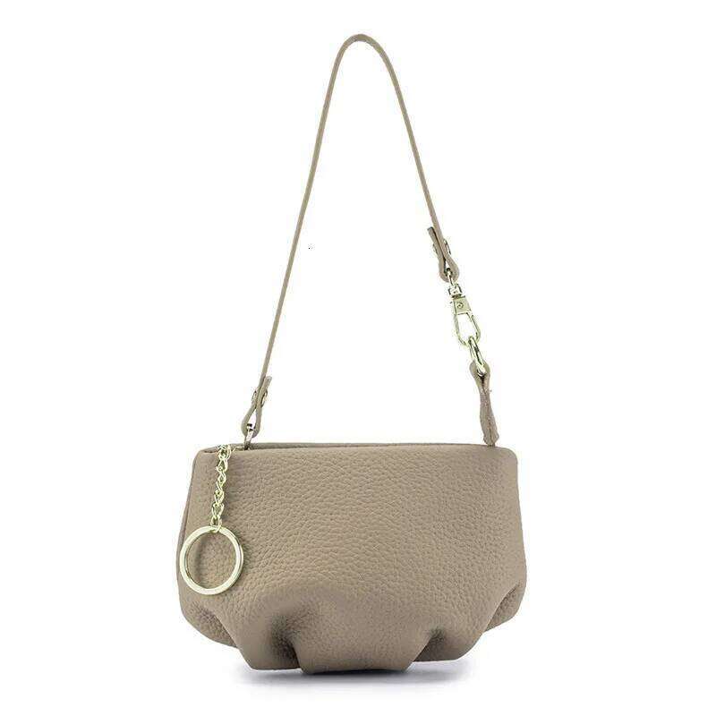 New Lady Handbag Soft Pu Leather Women's Chain Single Shoulder Crossbody Small Square Mini Fragrant Woman Bag Sac A Main