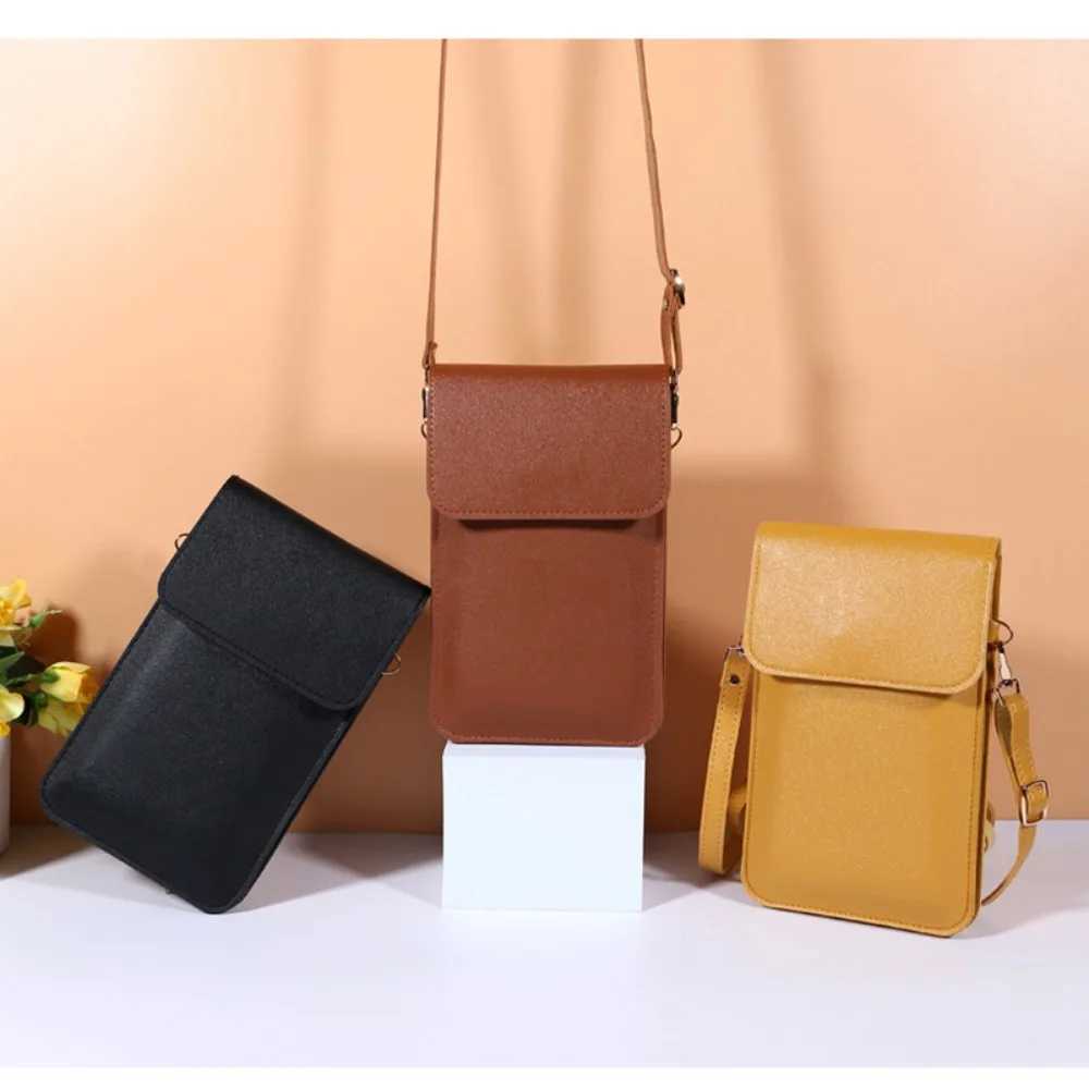 Single Shoulder Bag Crossbody Bag Messenger Bag Touch Screen Cell Phone Pocket Bag Mobile Phone Bag Card Holder Female Handbag M250606