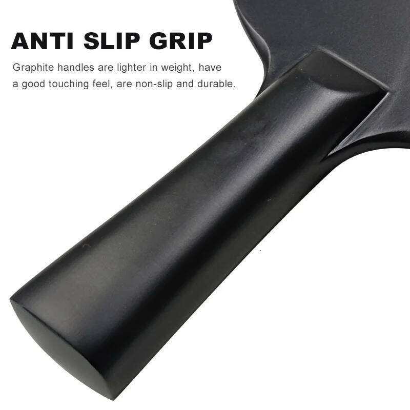 Full Graphite Table Tennis Lightweight Ping Pong Blade, Integrated Molding Pingpong Base Board for Attack, 100% Carbon