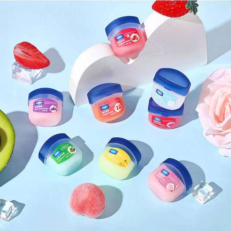 free shipping 4/6/8pcs Fruit Series Lip Balm Set Moisturizing Hydrating Non-sticky Anti-Cracked Lip Mask Vaseline Lip Balm for Lips Care