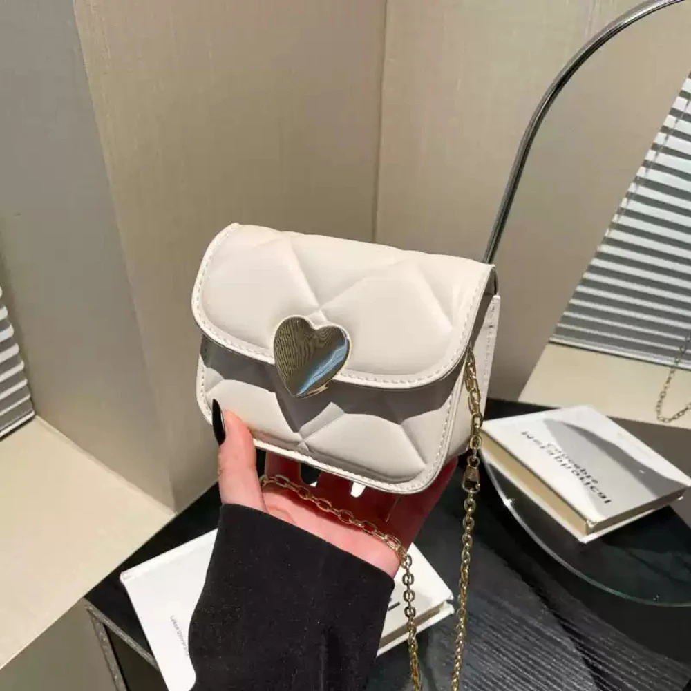 Mini Burgundy Bag for Ladies Womens Fashion Delicate PU Glossy Buckle Crossbody Bags Lipstick Purse Shoulder Packs 250605