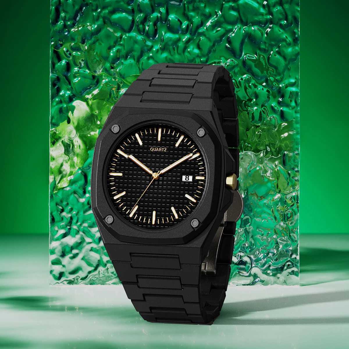 1165 Business Mens Quartz Watch Fashion Sports Waterproof Clock Calendar Creative Design Mens Watch Y250605