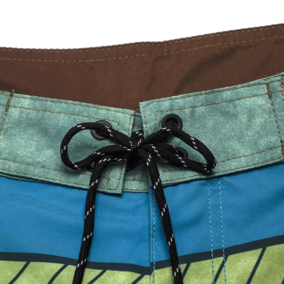Bohemia Resort Style Mens Stretch Beach Shorts Quick-dry Waterproof Breathable Thin Male Surf Swim Trunk Bermuda 250530