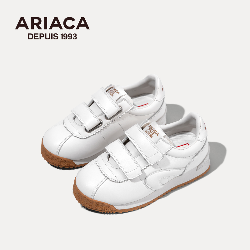 ARIACA children's white sports shoes 2025 new spring and autumn students board shoes soft bottom girls shoes small white shoes