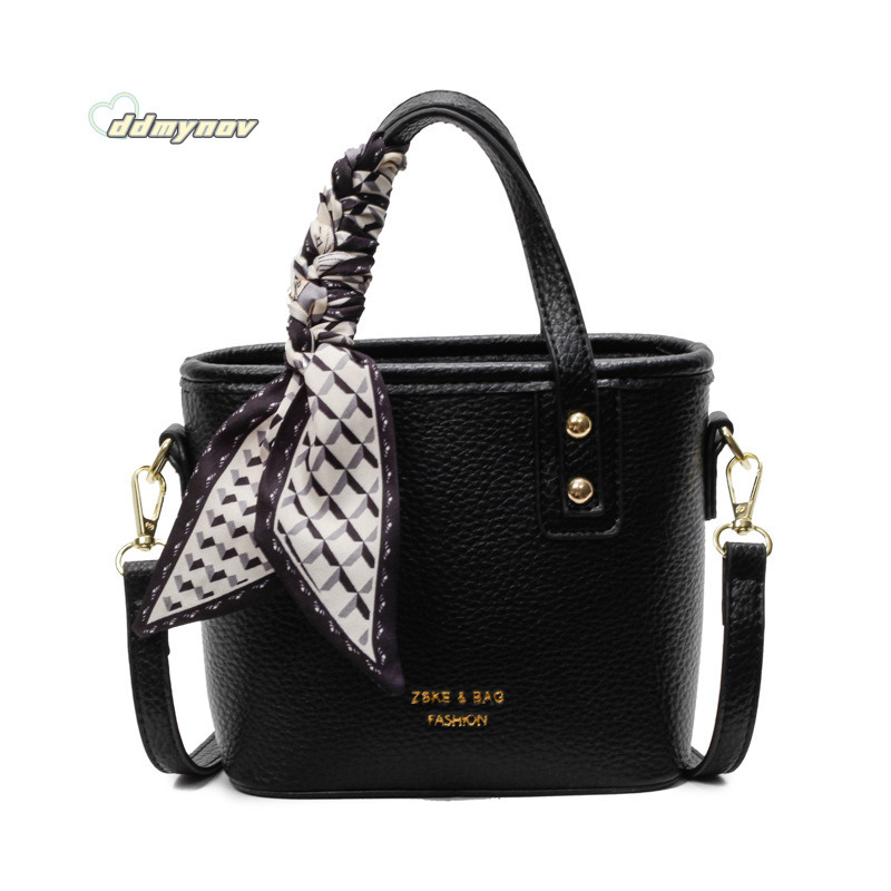 Minimalist Versatile Handheld Bucket for Women 2025 New Korean Fashion Casual Shoulder Crossbody Bag ddmynov