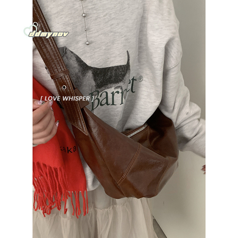 Niche Underarm for Women 2024 New Large Capacity Dumpling Simple Versatile Shoulder Crossbody Bag ddmynov