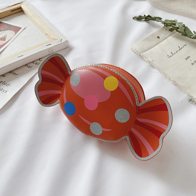 Kids Cute Candy Shoulder Bag Princess Girls Crossbody Messenger PU Leather Small Handbag Bags Coin Purse 250605