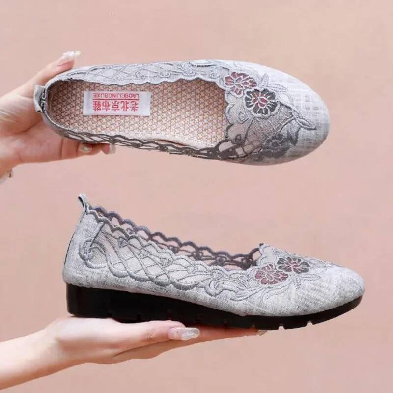 Ddmyoutdoor New Comfort Casual Women S Fashion Soft Sole Breathable Hollow Out Flat Shoes For Zapatos De Mujer Outdoor Shoes