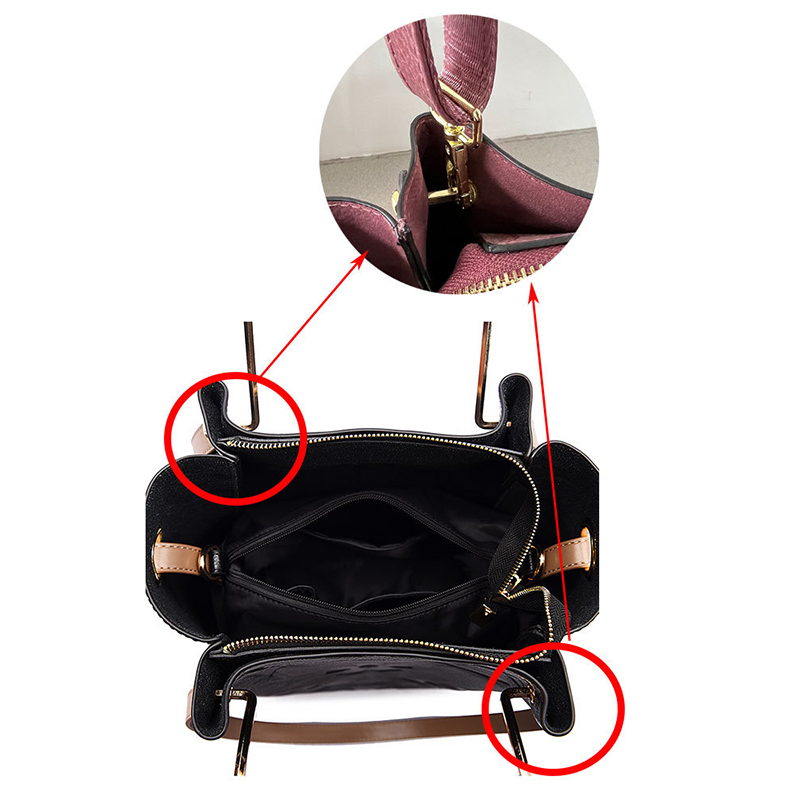New style handbag with a sense of luxury, featuring Bag stylish embossing. It's a single shoulder bag with a large capacity, Travel bags, bags fo