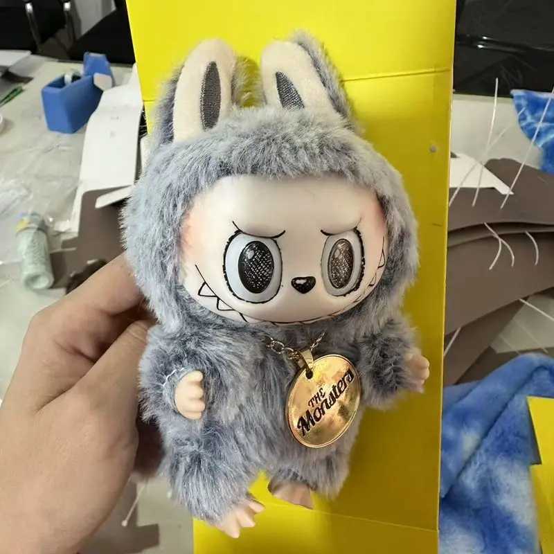 New Arrival Labubu Monster Series Creative Toy Comic Sketch Grey Zimomo Change Doll Toy Kawaii Blind Box Children Birthday Gift X250606